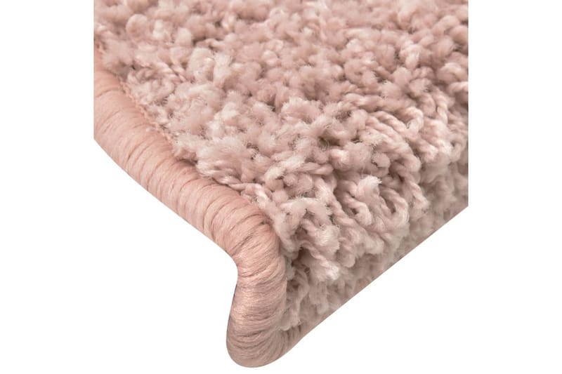 Trappstegsmattor 15 st ljusrosa 65x21x4 cm - Rosa - Textil & mattor - Mattor - Specialmatta - Trappstegsmattor