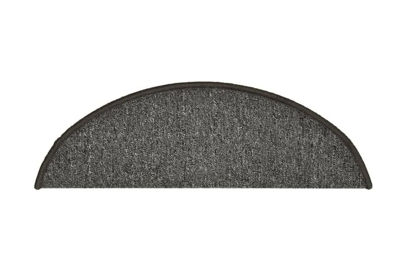 Trappstegsmattor 15 st mörkgrå 56x17x3 cm - Grå - Textil & mattor - Mattor - Specialmatta - Trappstegsmattor
