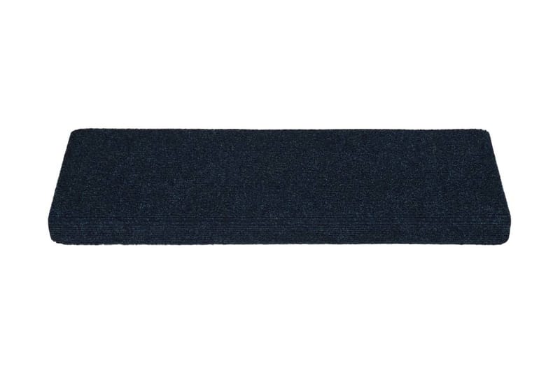 Trappstegsmattor 15 st nålad 65x25 cm blå - Blå - Textil & mattor - Mattor - Specialmatta - Trappstegsmattor