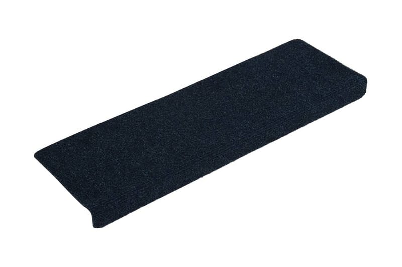 Trappstegsmattor 15 st nålad 65x25 cm blå - Blå - Textil & mattor - Mattor - Specialmatta - Trappstegsmattor