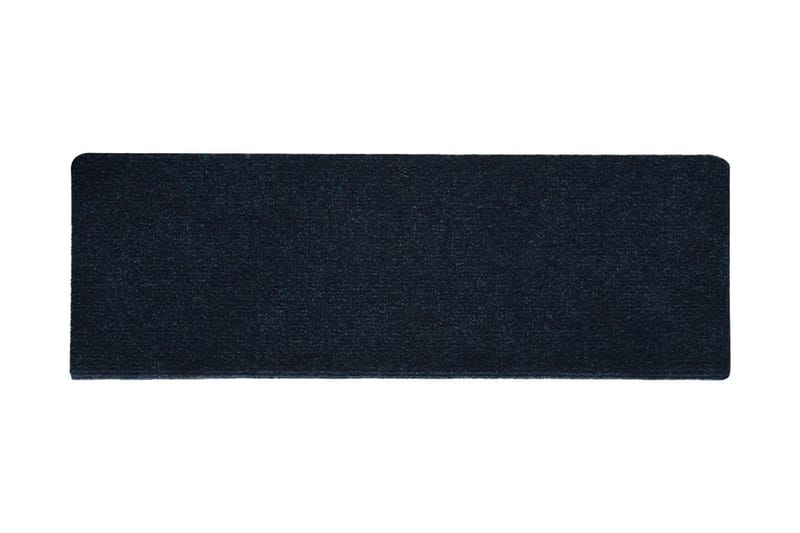 Trappstegsmattor 15 st nålad 65x25 cm blå - Blå - Textil & mattor - Mattor - Specialmatta - Trappstegsmattor
