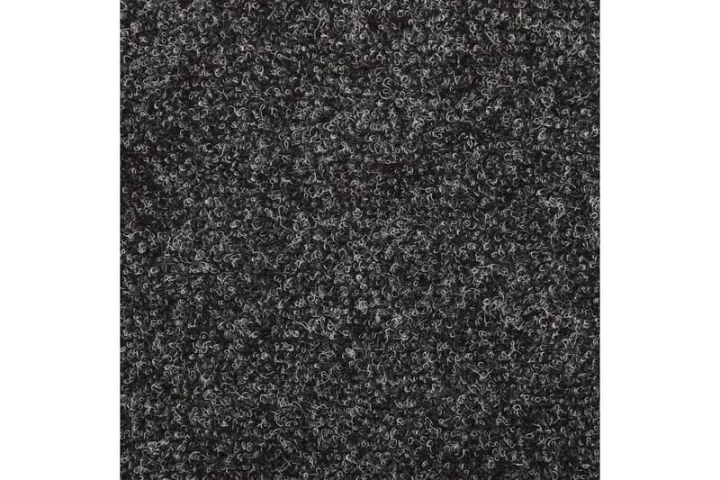 Trappstegsmattor 15 st nålad 65x25 cm grå - Grå - Textil & mattor - Mattor - Specialmatta - Trappstegsmattor