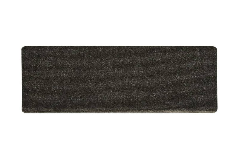 Trappstegsmattor 15 st nålad 65x25 cm grå - Grå - Textil & mattor - Mattor - Specialmatta - Trappstegsmattor