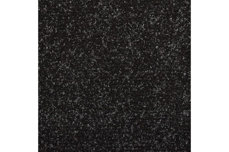 Trappstegsmattor 15 st nålad 65x25 cm svart - Svart - Textil & mattor - Mattor - Specialmatta - Trappstegsmattor