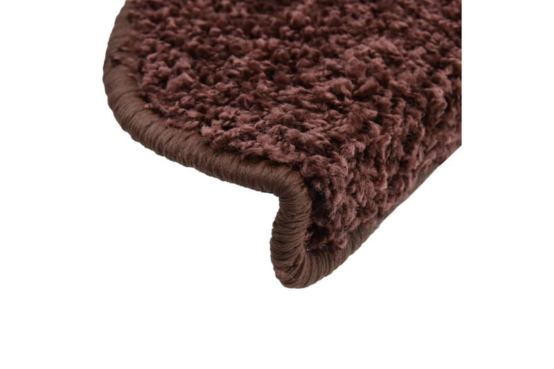 Trappstegsmattor 5 st 56x20 cm brun - Brun - Textil & mattor - Mattor - Specialmatta - Trappstegsmattor