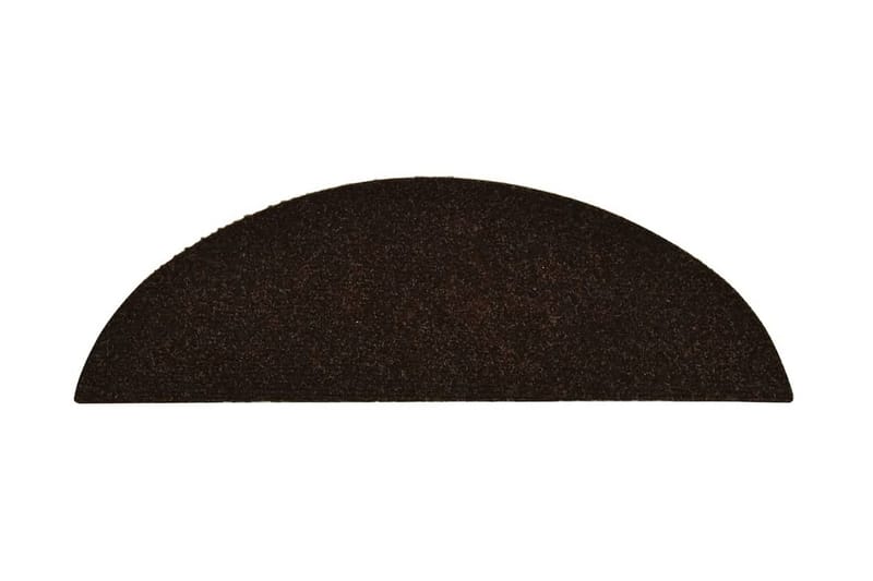 Trappstegsmattor självhäftande 10 st brun 56x17x3 cm brodyr - Brun - Textil & mattor - Mattor - Specialmatta - Trappstegsmattor