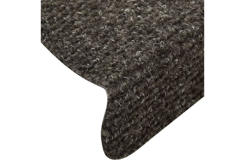 Trappstegsmattor självhäftande 10 st ljusbrun 65x21x4 cm bro - Brun - Textil & mattor - Mattor - Specialmatta - Trappstegsmattor