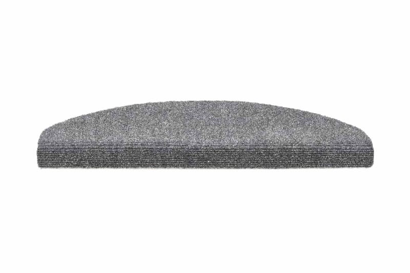 Trappstegsmattor självhäftande 10 st ljusgrå 65x21x4 cm brod - Grå - Textil & mattor - Mattor - Specialmatta - Trappstegsmattor