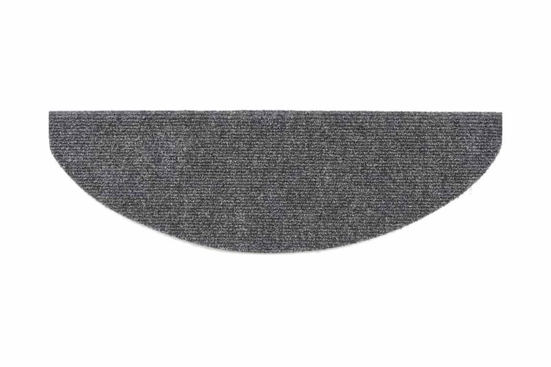Trappstegsmattor självhäftande 10 st ljusgrå 65x21x4 cm brod - Grå - Textil & mattor - Mattor - Specialmatta - Trappstegsmattor
