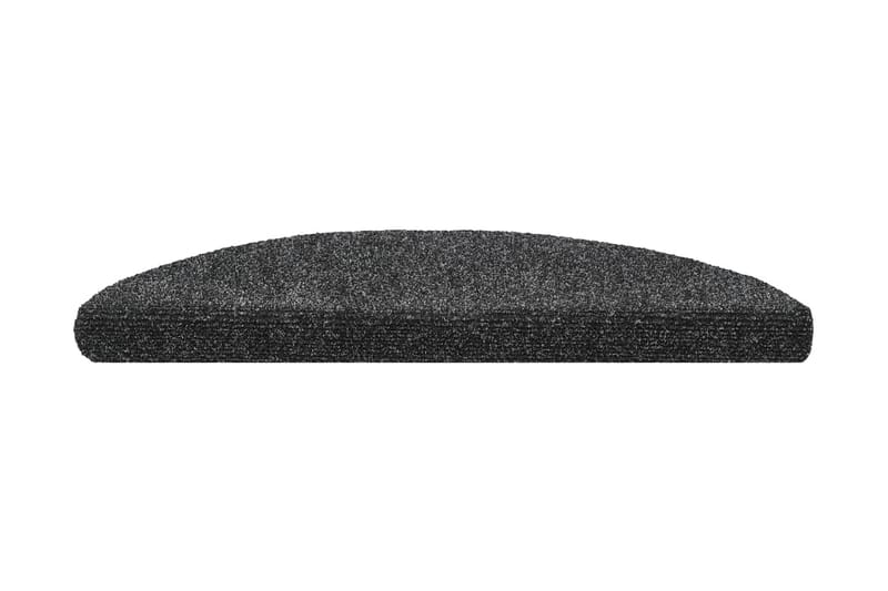 Trappstegsmattor självhäftande 10 st mörkgrå 56x17x3 cm brod - Grå - Textil & mattor - Mattor - Specialmatta - Trappstegsmattor