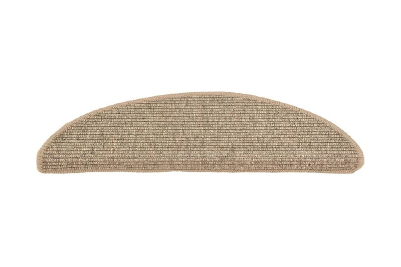 Trappstegsmattor självhäftande 15 st 56x20 cm mörkbeige - Beige - Textil & mattor - Mattor - Specialmatta - Trappstegsmattor