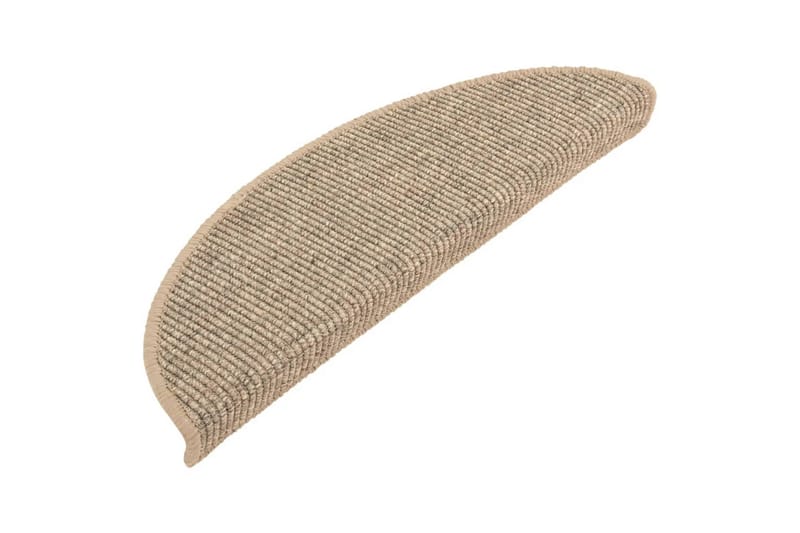Trappstegsmattor självhäftande 15 st 56x20 cm mörkbeige - Beige - Textil & mattor - Mattor - Specialmatta - Trappstegsmattor