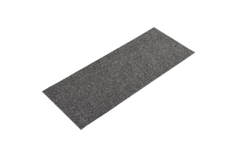 Trappstegsmattor självhäftande 15 st 60x25 cm gråbrun - Grå - Textil & mattor - Mattor - Specialmatta - Trappstegsmattor