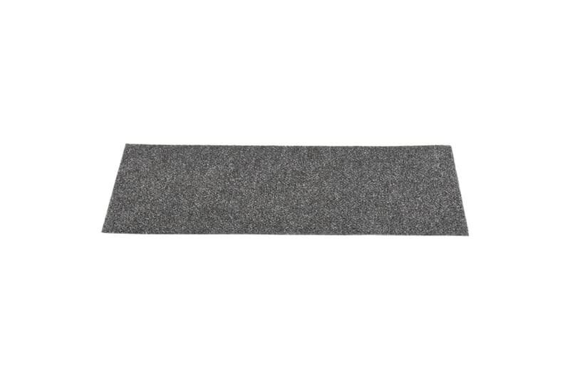 Trappstegsmattor självhäftande 15 st 60x25 cm gråbrun - Grå - Textil & mattor - Mattor - Specialmatta - Trappstegsmattor
