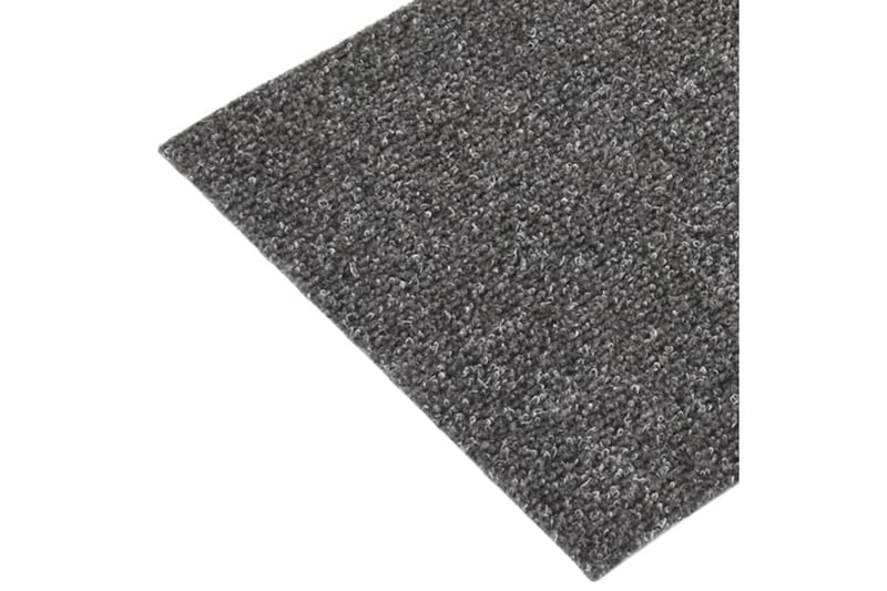 Trappstegsmattor självhäftande 15 st 60x25 cm gråbrun - Grå - Textil & mattor - Mattor - Specialmatta - Trappstegsmattor