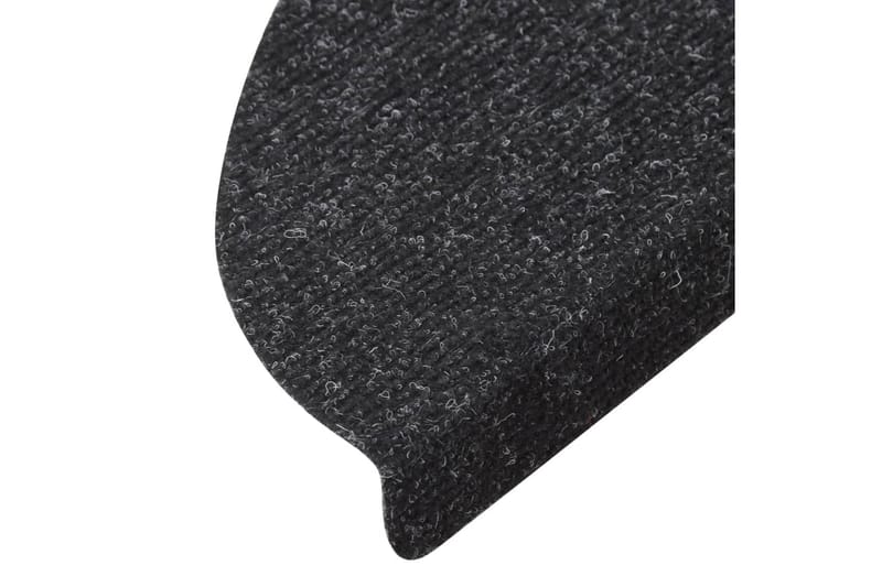 Trappstegsmattor självhäftande 15 st 65x26 cm antracit - Grå - Textil & mattor - Mattor - Specialmatta - Trappstegsmattor