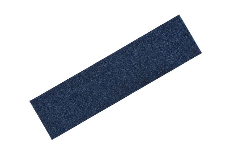 Trappstegsmattor självhäftande 15 st 76x20 cm blå - Blå - Textil & mattor - Mattor - Specialmatta - Trappstegsmattor