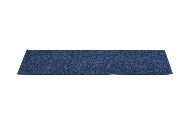 Trappstegsmattor självhäftande 15 st 76x20 cm blå - Blå - Textil & mattor - Mattor - Specialmatta - Trappstegsmattor