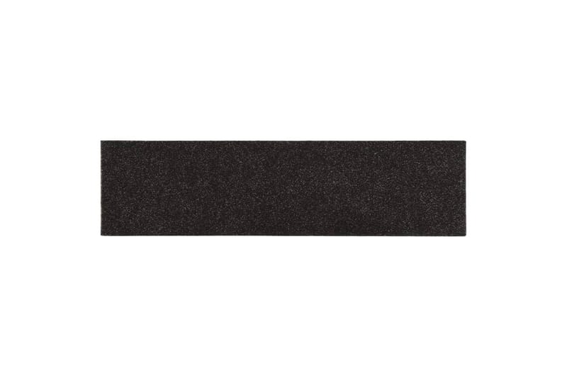 Trappstegsmattor självhäftande 15 st 76x20 cm brun - Brun - Textil & mattor - Mattor - Specialmatta - Trappstegsmattor