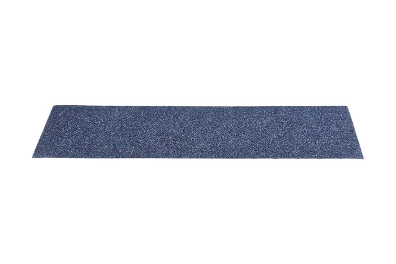 Trappstegsmattor självhäftande 15 st 76x20 cm grå blå - Grå - Textil & mattor - Mattor - Specialmatta - Trappstegsmattor
