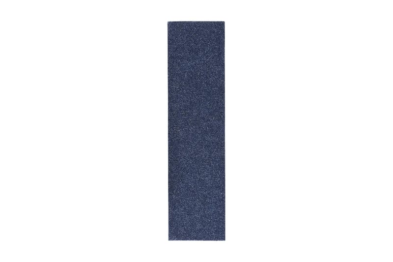 Trappstegsmattor självhäftande 15 st 76x20 cm grå blå - Grå - Trappstegsmattor