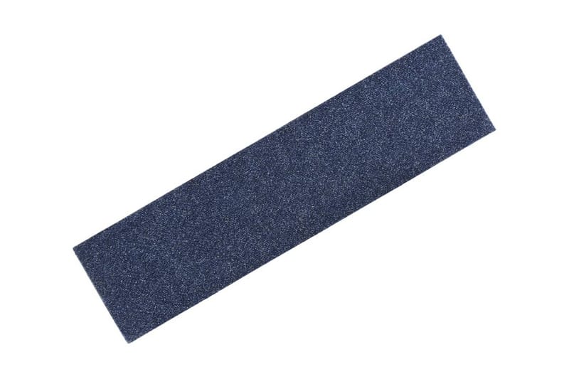 Trappstegsmattor självhäftande 15 st 76x20 cm grå blå - Grå - Textil & mattor - Mattor - Specialmatta - Trappstegsmattor