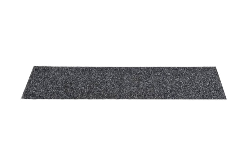Trappstegsmattor självhäftande 15 st 76x20 cm grå - Grå - Textil & mattor - Mattor - Specialmatta - Trappstegsmattor