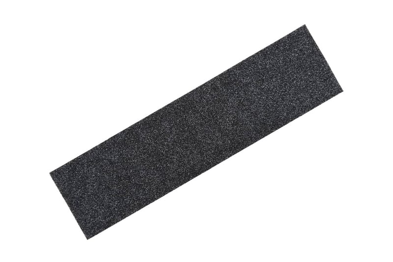Trappstegsmattor självhäftande 15 st 76x20 cm grå - Grå - Textil & mattor - Mattor - Specialmatta - Trappstegsmattor