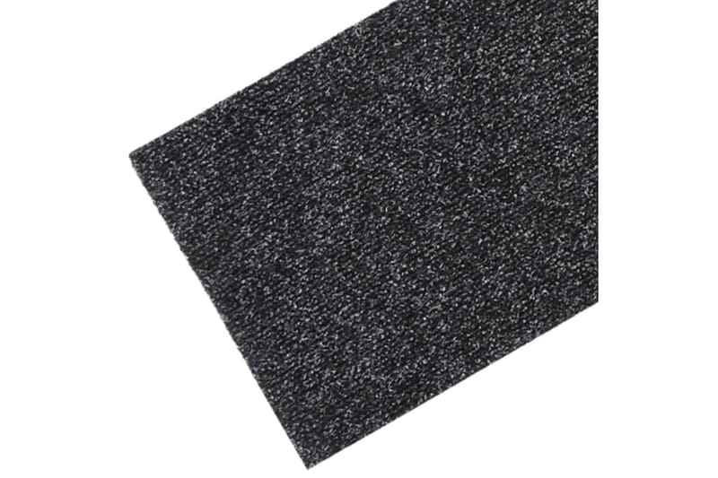 Trappstegsmattor självhäftande 15 st 76x20 cm grå - Grå - Textil & mattor - Mattor - Specialmatta - Trappstegsmattor
