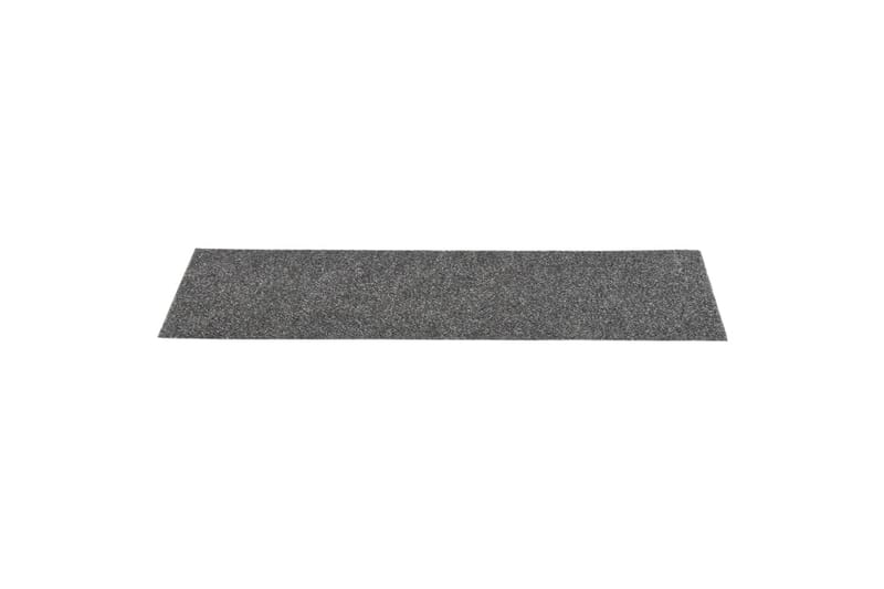 Trappstegsmattor självhäftande 15 st 76x20 cm gråbrun - Grå - Textil & mattor - Mattor - Specialmatta - Trappstegsmattor