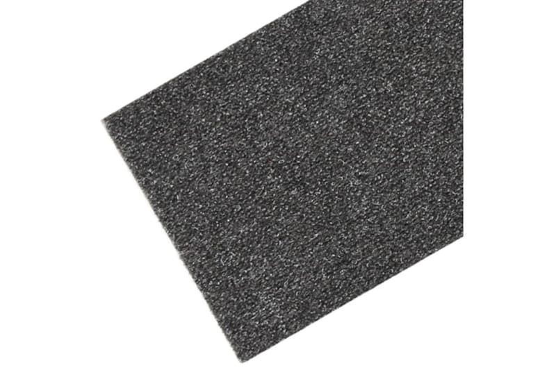 Trappstegsmattor självhäftande 15 st 76x20 cm gråbrun - Grå - Textil & mattor - Mattor - Specialmatta - Trappstegsmattor
