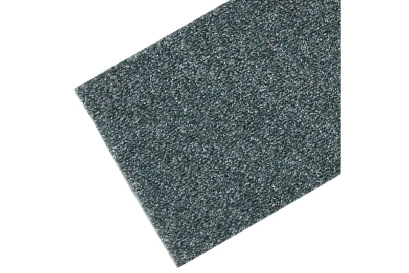 Trappstegsmattor självhäftande 15 st 76x20 cm grön - Grön - Textil & mattor - Mattor - Specialmatta - Trappstegsmattor