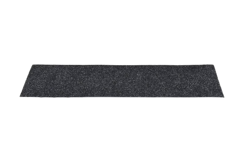 Trappstegsmattor självhäftande 15 st 76x20 cm svart - Svart - Textil & mattor - Mattor - Specialmatta - Trappstegsmattor