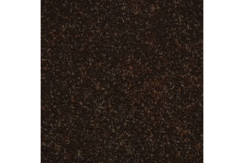 Trappstegsmattor självhäftande 15 st brun 65x21x4 cm brodyr - Brun - Textil & mattor - Mattor - Specialmatta - Trappstegsmattor