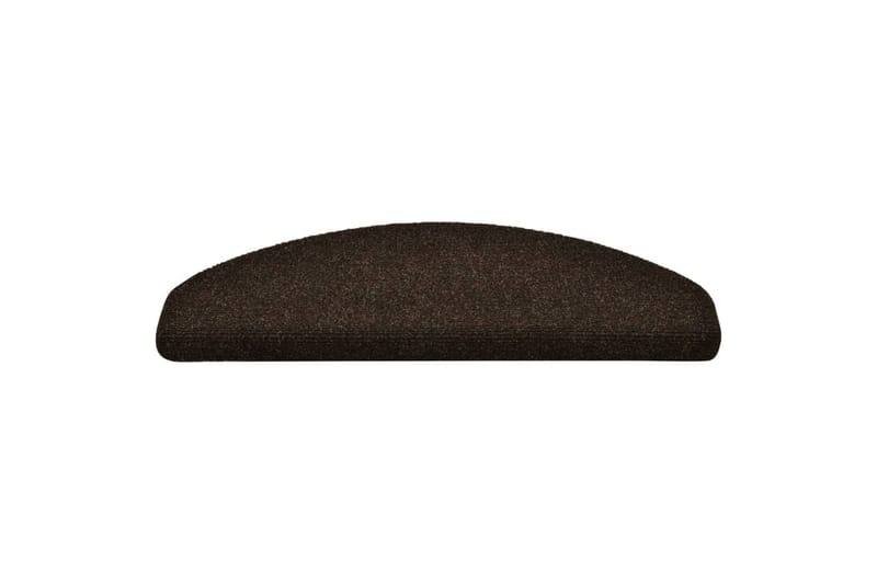 Trappstegsmattor självhäftande 15 st brun 65x21x4 cm brodyr - Brun - Textil & mattor - Mattor - Specialmatta - Trappstegsmattor
