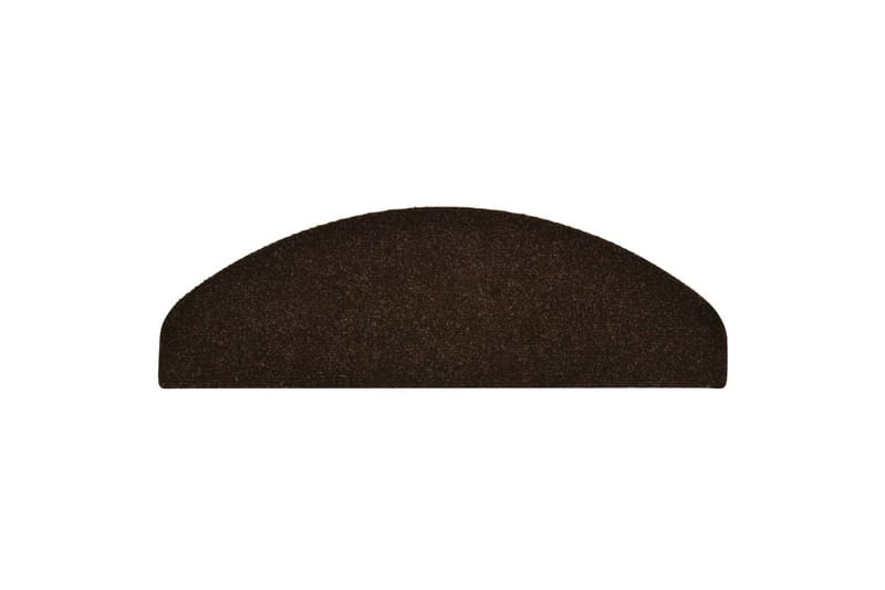Trappstegsmattor självhäftande 15 st brun 65x21x4 cm brodyr - Brun - Textil & mattor - Mattor - Specialmatta - Trappstegsmattor