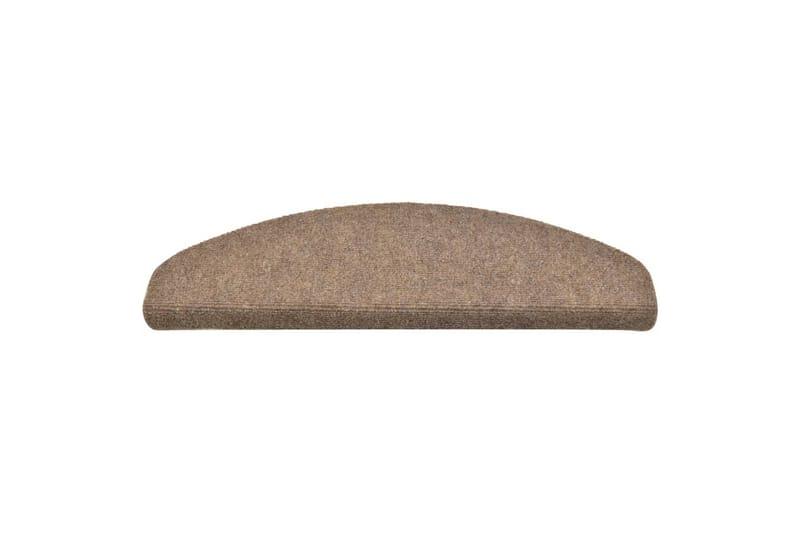 Trappstegsmattor självhäftande 15 st gräddvit 65x21x4 cm bro - Vit - Textil & mattor - Mattor - Specialmatta - Trappstegsmattor