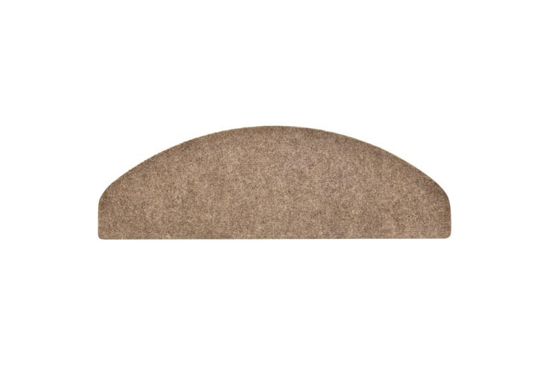Trappstegsmattor självhäftande 15 st gräddvit 65x21x4 cm bro - Vit - Textil & mattor - Mattor - Specialmatta - Trappstegsmattor