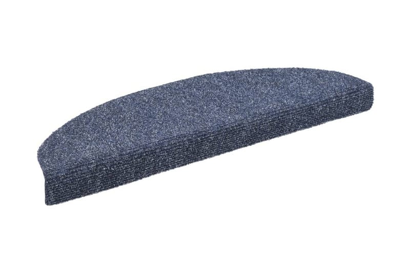 Trappstegsmattor självhäftande 5 st blå 65x21x4 cm brodyr - Blå - Textil & mattor - Mattor - Specialmatta - Trappstegsmattor