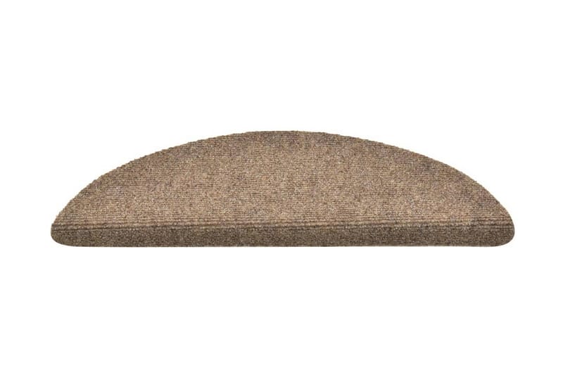 Trappstegsmattor självhäftande 5 st gräddvit 56x17x3 cm brod - Vit - Textil & mattor - Mattor - Specialmatta - Trappstegsmattor