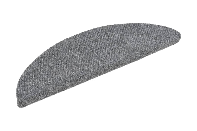 Trappstegsmattor självhäftande 5 st ljusgrå 56x17x3 cm brody - Grå - Textil & mattor - Mattor - Specialmatta - Trappstegsmattor