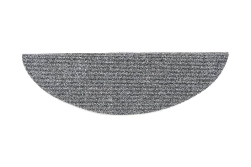 Trappstegsmattor självhäftande 5 st ljusgrå 56x17x3 cm brody - Grå - Textil & mattor - Mattor - Specialmatta - Trappstegsmattor
