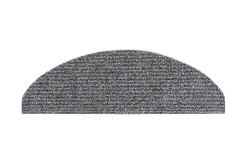 Trappstegsmattor självhäftande 5 st ljusgrå 65x21x4 cm brody - Grå - Textil & mattor - Mattor - Specialmatta - Trappstegsmattor