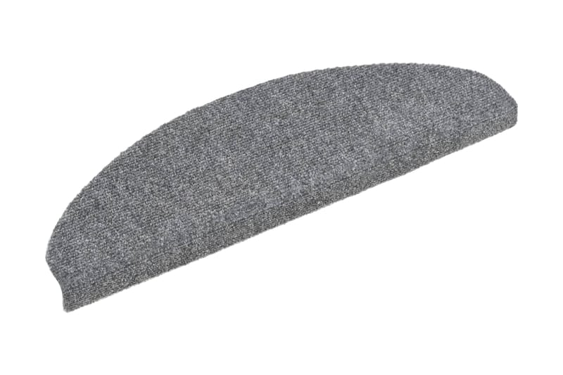 Trappstegsmattor självhäftande 5 st ljusgrå 65x21x4 cm brody - Grå - Textil & mattor - Mattor - Specialmatta - Trappstegsmattor
