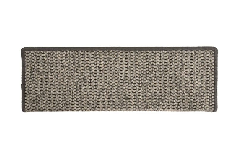 Trappstegsmattor självhäftande sisal 15 st 65x25 cm grå beig - Beige - Textil & mattor - Mattor - Specialmatta - Trappstegsmattor