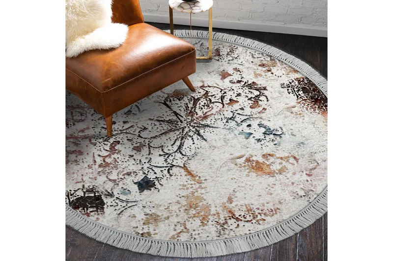 Alanur Home Matta 160x160 cm - Multifärgad - Textil & mattor - Mattor - Modern matta - Wiltonmattor