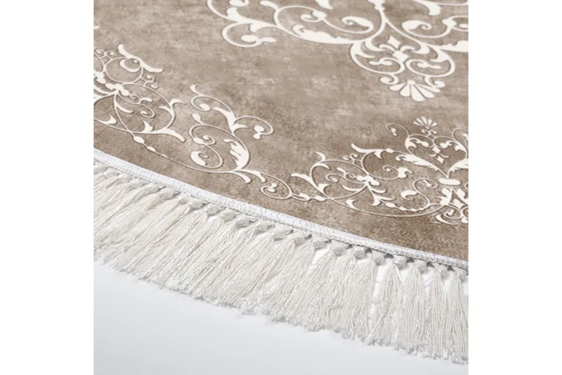 Alanur Home Matta 180 cm Rund - Beige - Textil & mattor - Mattor - Modern matta - Wiltonmattor