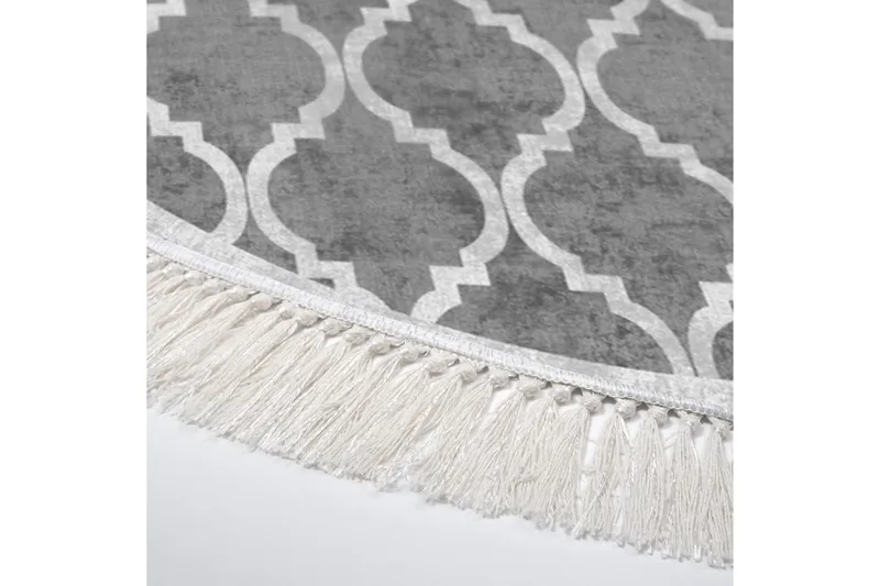 Alanur Home Matta 180 cm Rund - Grå - Textil & mattor - Mattor - Modern matta - Wiltonmattor