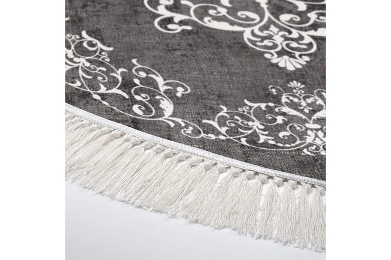 Alanur Home Matta 180 cm Rund - Grå/Vit - Textil & mattor - Mattor - Modern matta - Wiltonmattor