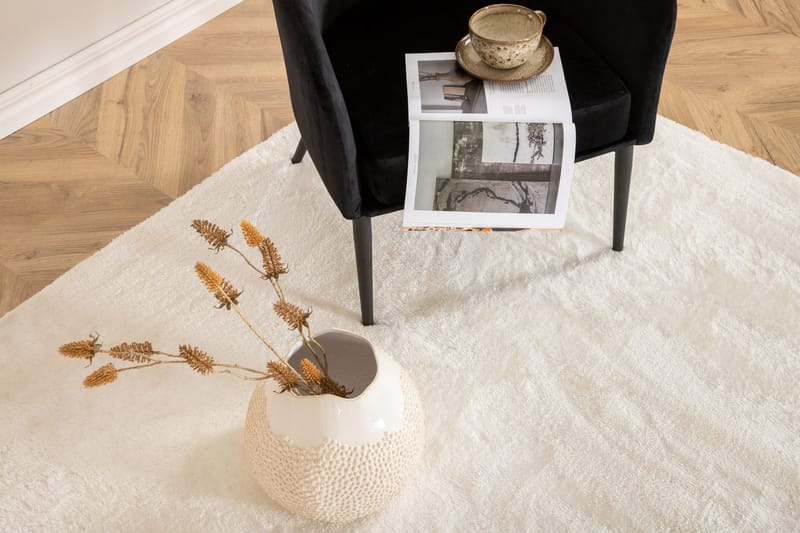 Blanca Flatvävd Matta 160x230 cm - Vit - Textil & mattor - Mattor - Modern matta - Ryamatta & luggmatta